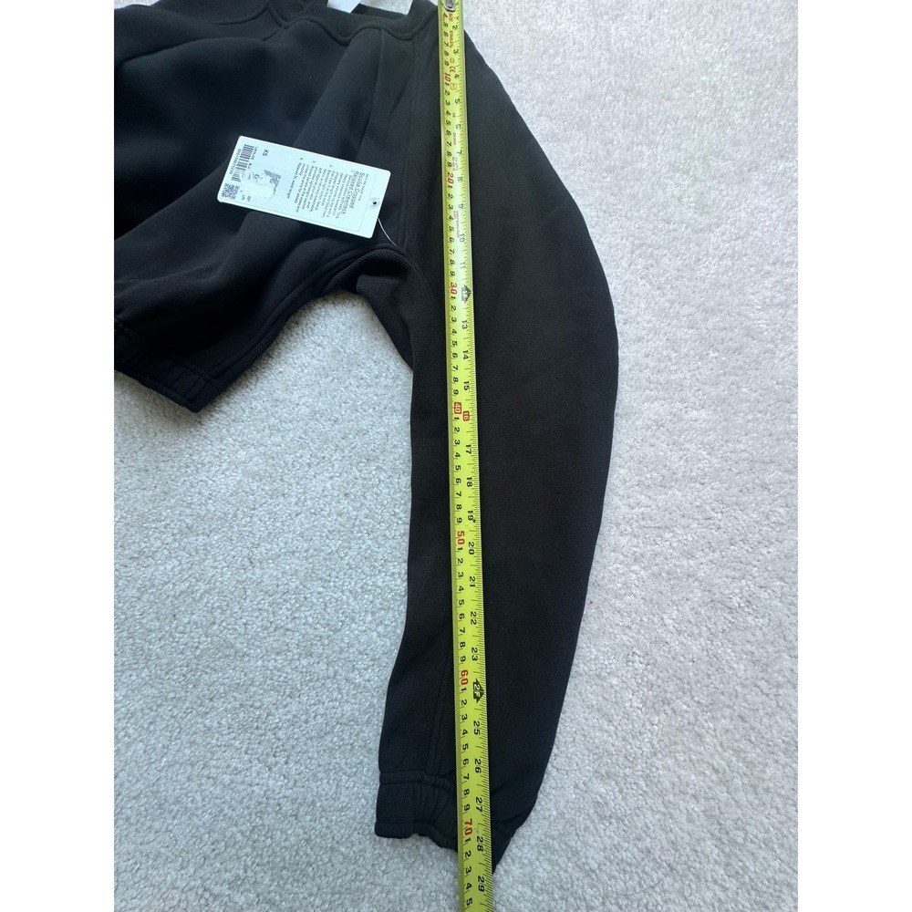 NWT Lululemon Scuba Cropped Relaxed Crewneck Black XS - Picture 10 of 10